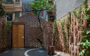 Khi gạch nung truyền thống bước vào không gian sống hiện đại